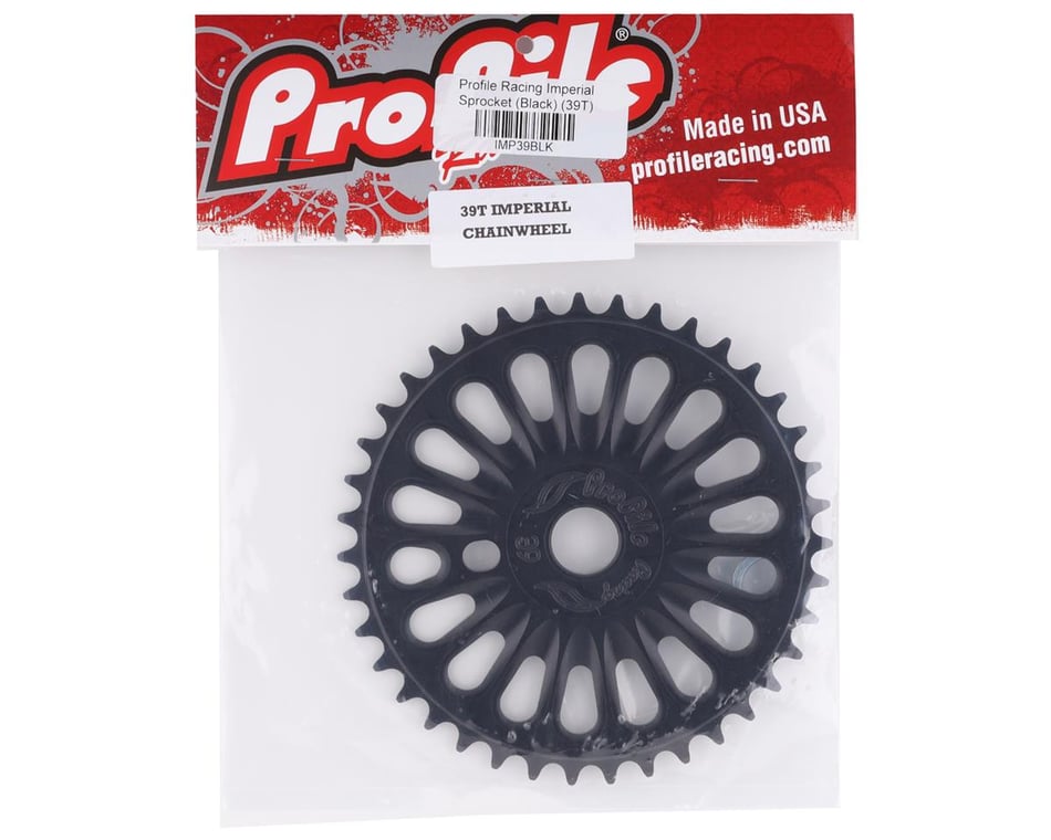 Profile Racing Imperial Sprocket (Black) (39T)